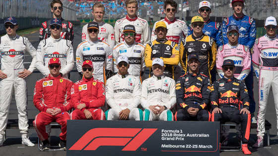 Check je kennis van de 2018 F1-grid!