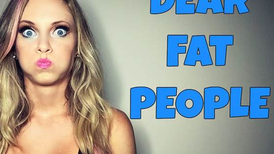 YouTube Star Nicole Arbour went on a comedic tirade against fat people claiming there is no such things as "fat shaming" and comparing overweight people to "slow-moving zombies". Is this funny or offensive?