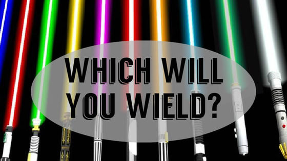 Star Wars: Episode VII (The Force Awakens) theatrical release date is fast approaching! We wanna put our lightsabers where our mouths are and guess what color your lightsaber would be. 