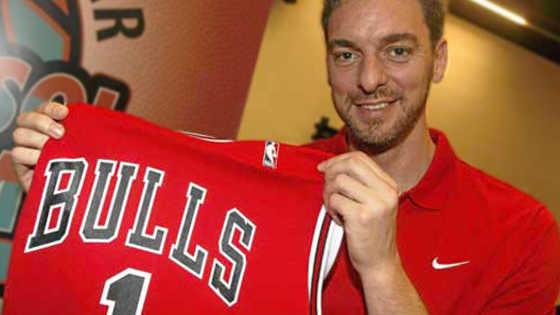 Ranked sobre cuál es tu camiseta NBA favorita de Pau Gasol.