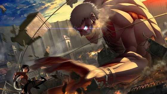 (MAY CONTAIN SPOILERS) Results: Eren's Titan, Female Titan, Armored Titan, Colossal Titan, Variant Titan, and Normal Titan. (Goes to the end of Season 1)

