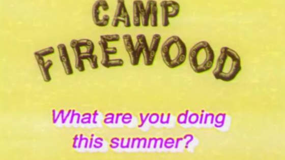 Because it's always fun to have a camp fling. Even for an hour.