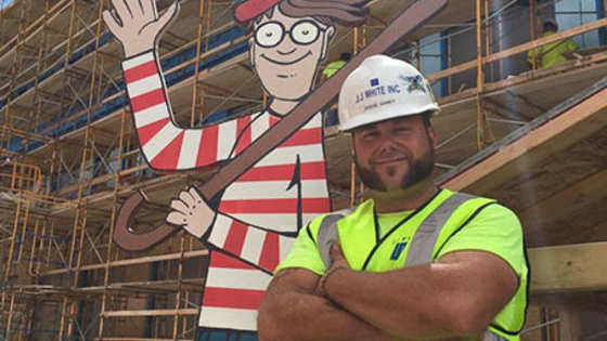 Jason Haney did it all for the smiles! 