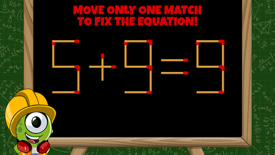 Move only one match to fix the equation!
