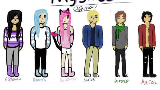The Youtuber Aphmau's series called mystreet has many characters. Which one are you?
