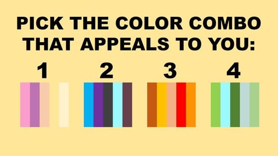 Color and psychology merge together to reveal what your TRUE outlook on life is... 