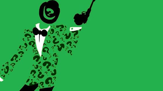 The Riddler challenges you to successfully answer all of these questions!