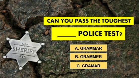 Will you find yourself wearing the badge or behind grammar bars? Most people find themselves behind bars.... Good luck!!