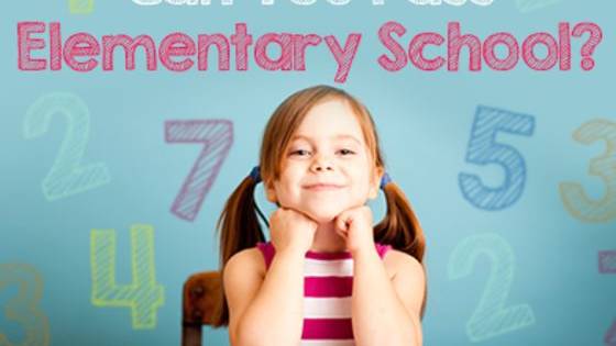 Do you really have the stuff to graduate to high school today? It's harder than you think!