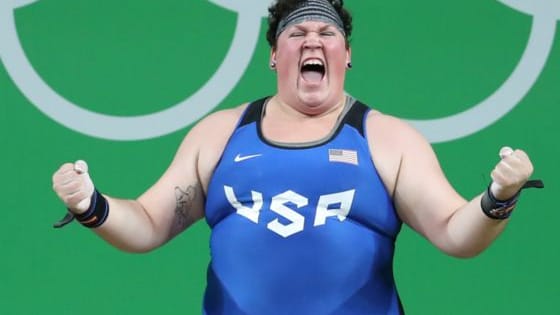 She lifted over three hundred pounds in the Women's 75 Kg plus division!