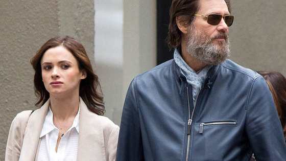 53-year-old Jim Carrey and Cathriona White met in 2012, dated for a few months and then split, but they reunited this May. She tweeted on September 24th, "Signing off Twitter, I hope I have been a light to my nearest and dearest."
