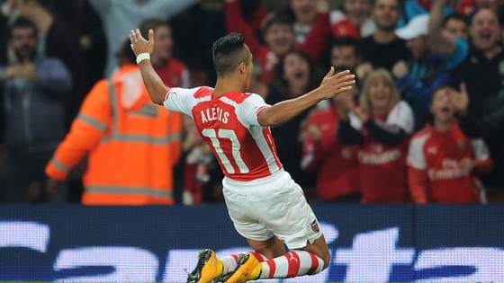 Pick between Bergkamp, Alexis, Van Persie Podolski and Carter strikes