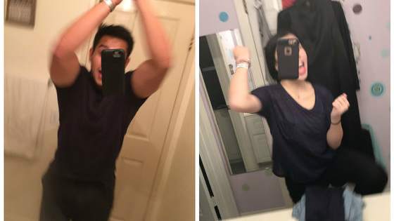 People have been taking "hands-free selfies" in an attempt to catch a photo of them high-fiving themselves. Would it be worth a cracked screen to you?