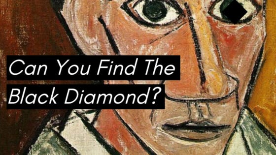 If you can find the black diamond we hid in each of these Cubist masterpieces, you probably have perfect vision and a great eye for art! Test yourself here!