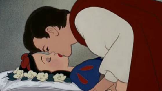 Kissing someone while she's sleeping is totally normal. 
