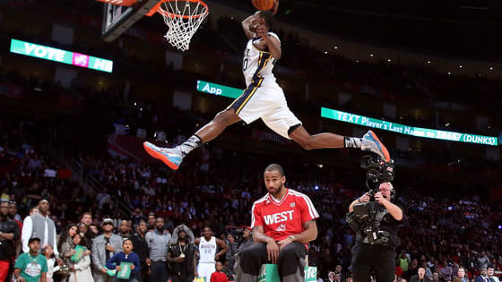 Check out our Top 8 all-time dunks in the Slam Dunk contest.