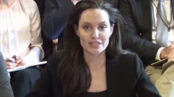 Angelina met with British officials to help raise awareness about the brutal crimes being committed by Jihadist ISIS, sexual violence and rape in particular. She urged a ‘very, very strong response’ to the terror group in Iraq and Syria.