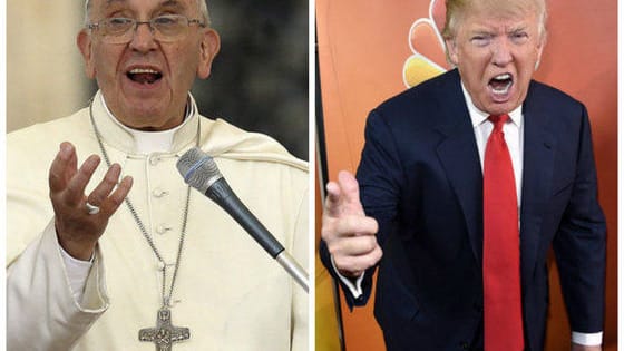 Pope Francis made a thinly-veiled swipe at Donald Trump as the Pontiff defended Latino immigrants who came to America at ‘great personal cost’ during a moving speech to 40,000 followers in Philadelphia.
