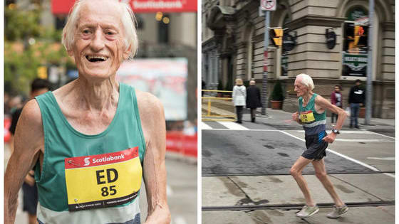 Ed Whitlock just ran a marathon in under 4 hours at the age of 85. Do you think he'll beat his own record?