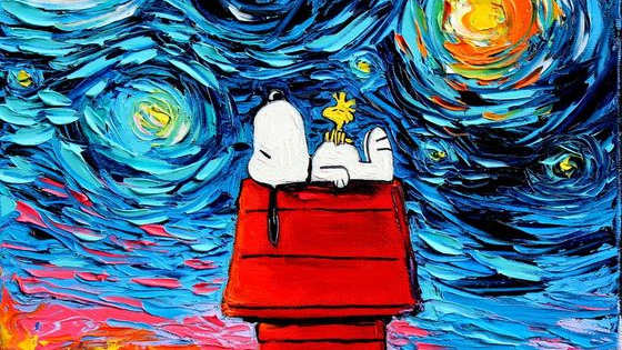 Artist Aja Kusick has taken the beloved artist's style to a whole new level of wonderful!