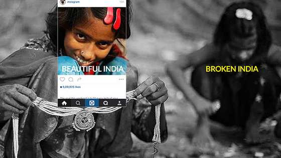 “Broken India” shows the reality behind stylized Instagram photos of India. Launched by Limitless, a new Indian company in Singapore, the campaign challenges the rosy picture painted by “Beautiful India” and reveals the poverty and pollution that plague the country. Read more at: http://lmt-lss.com/
