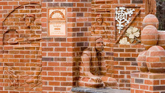 He is pushing the boundaries of brick sculpture and creating something incredible in the process. 