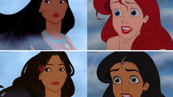 The talented artists on the Tumblr site "Let There be Doodles" decided to see what some of our favorite characters would look like as different ethnicities, a process called 'racebending.' Flip to see these beautiful changes.
