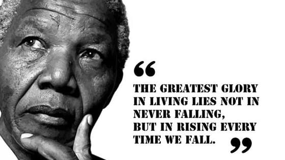 Nelson Mandela's life was filled with deep meaning, and so were his words. 