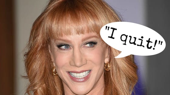 After only three months on the show, Kathy Griffin has decided to quit E! Network's "Fashion Police" and said "I do not want to use my comedy to contribute to a culture of unattainable perfectionism and intolerance towards difference." Do you support her decision or is she overreacting?

