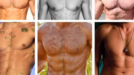 As part of Cleavage Week at The Sun we've picked out ten outstanding chiseled showbiz chests for you to identify.