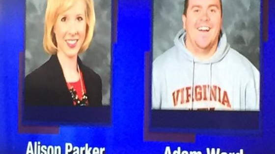 Two TV journalists have been shot dead during a live news report in Virginia. The police is now pursuing the suspect. The motive is unclear. Our thoughts, prayers and condolences to family and friends.
