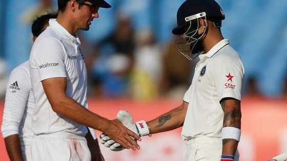 Watch what happens when Virat Kohli gatecrashes the Three Lions' festive season bash