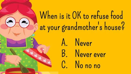 Do you know how to behave around your family?