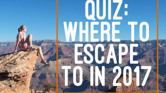 2016 wasn't the best year for many reasons, if it's getting you down don't worry frontier will show which country to escape to in 2017.