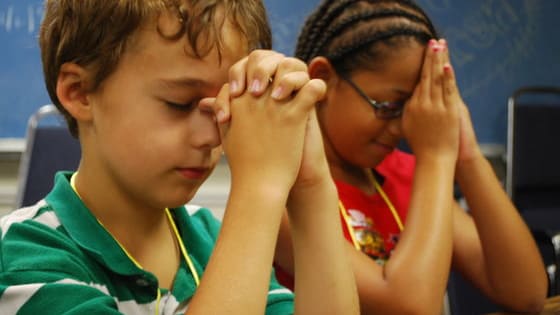 Secular liberals think that school should be a no-pray zone. What do you think? 