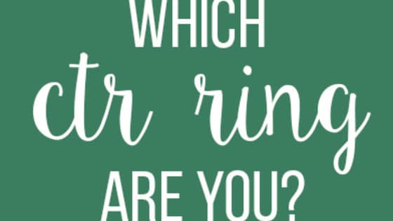 CTR rings are a classic symbol of the LDS faith. Which one suits your personality the best? 