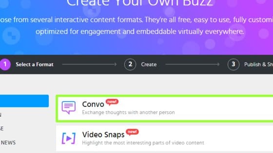 Introducing the newest format to take the Playbuzz network by storm: Convo!
