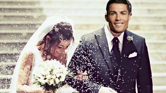 Someday your Prince will come, and the world will sing, wedding bells ring, someday, and he just so happens to be a famous footballer.