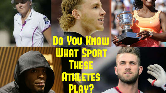 You may see their names in the news but can you match the sports star to their field?