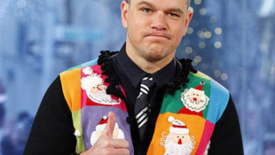 It's not the holiday season without an atrocious garment to keep you warm.