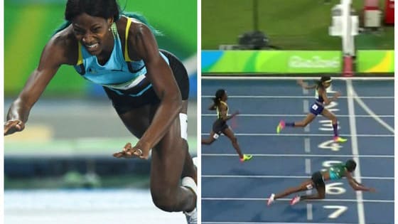 When the women's 400 meter sprint was neck and neck, Bahamian Shaunae Miller dove over the finish line to take home the gold medal. Some people are stunned by her prowess while some are calling foul play. What do you think?