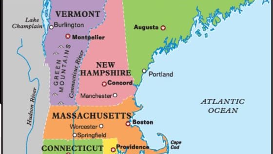 Vermont, New Hampshire, Maine, Massachusetts, Connecticut, Rhode Island?
