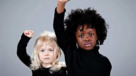 Cue photographer Eunique Jones, who created the year-long project "Because of Them, We Can." Jones felt it was important to debunk stereotypes and build children's self-esteem by connecting them to "heroes past and present who have and continue to pave the way."