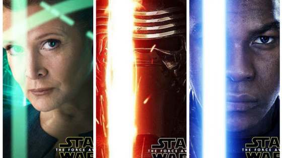 Han, Leia, Finn, Rey, and more pose with their weapons of choice in these excellent new TFA posters!