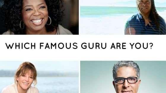 Deepak Chopra, Oprah, Michael Beckwith, Marianne Williamson. You may follow them, but are you similar to them? Take the quiz to find out!