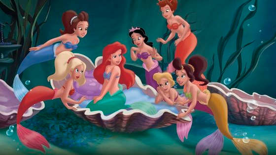 King Triton from Disney's "The Little Mermaid" has seven unique daughters- including the Disney princess Ariel.  Which one has a personality most like yours?