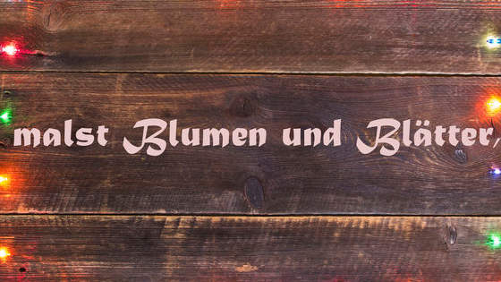 Bald versammelt sich wieder die Familie zum Weihnachtslieder singen. Bist du textsicher? 