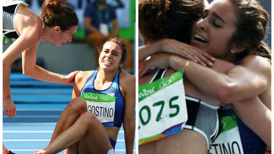 New Zealand's Nikki Hamblin and U.S.A.'s Abbey D'Agostino may have lost the race but their incredible sportsmanship has won the respect of millions.