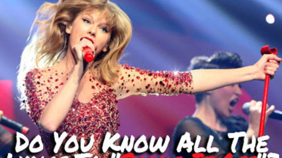Find out if you know all the lyrics to Taylor Swift's song "Shake It Off"!