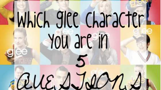 Characters Include: Rachel, Finn, Kurt, Mercedes, Tina, Artie, Quinn, and Santana